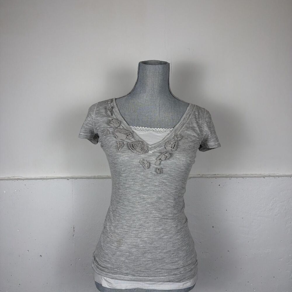 Abercrombie-fitch Women's Grey T-shirt